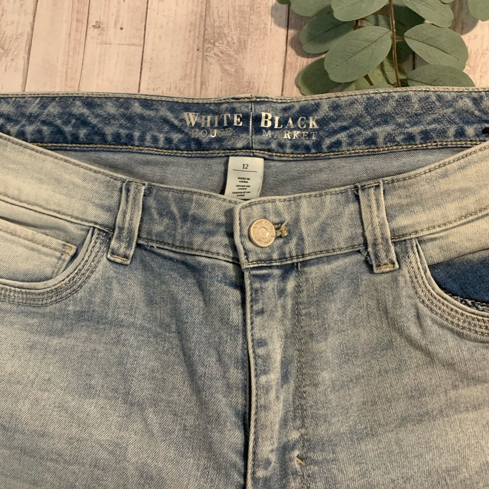 WHITE HOUSE BLACK MARKET Denim Jeans 12
